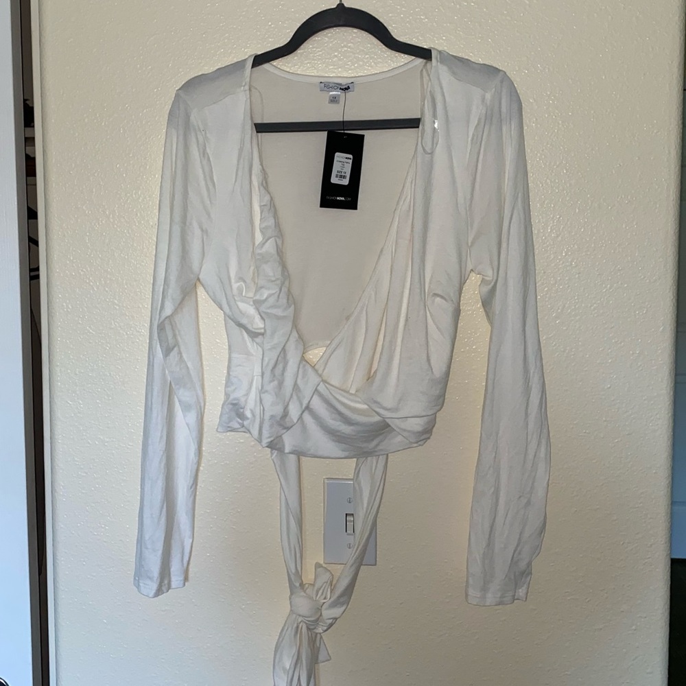 Fashion Nova Crossing Paths Top